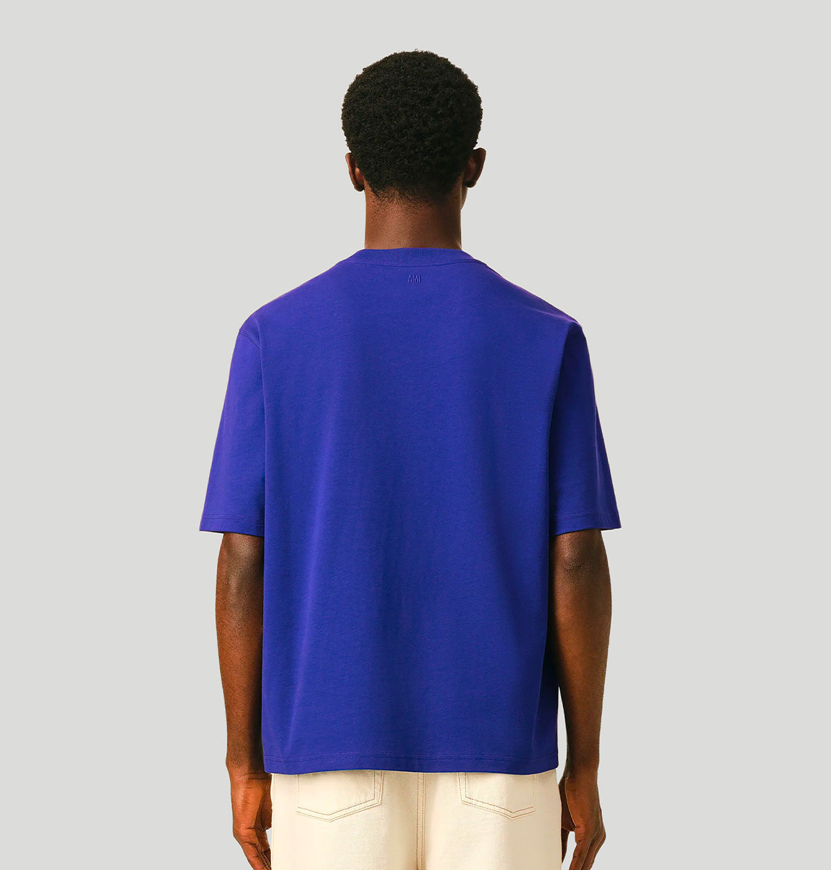 T-shirt Ami de coeur embossé UTS341 726490 Ami Paris 