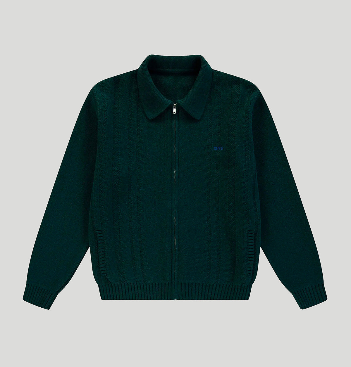 Cable Knit Zip Cardigan AW26212K GREEN300 Arte 