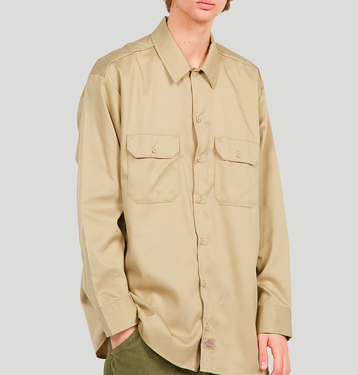 Chemise de travail manches longues DK0A4Y26 KHKKHK Dickies 