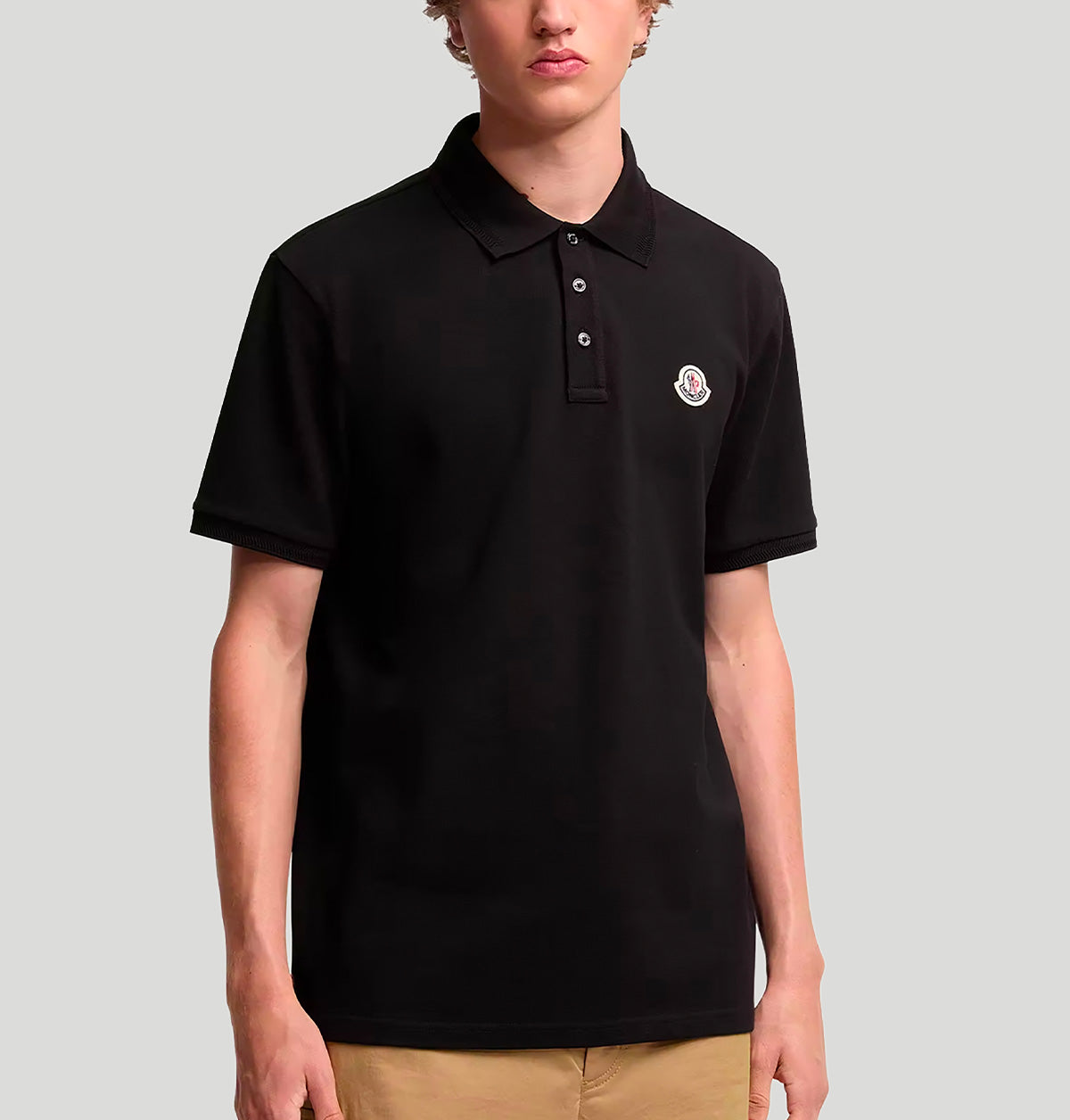 Polo en piqué de coton L20918A00011 84556999 Moncler 