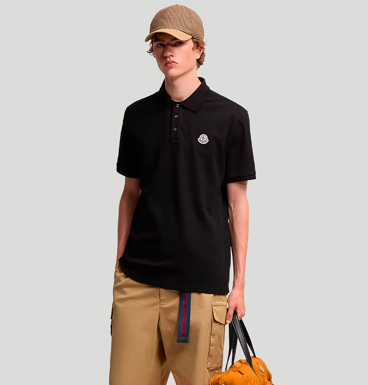 Polo en piqué de coton L20918A00011 84556999 Moncler 