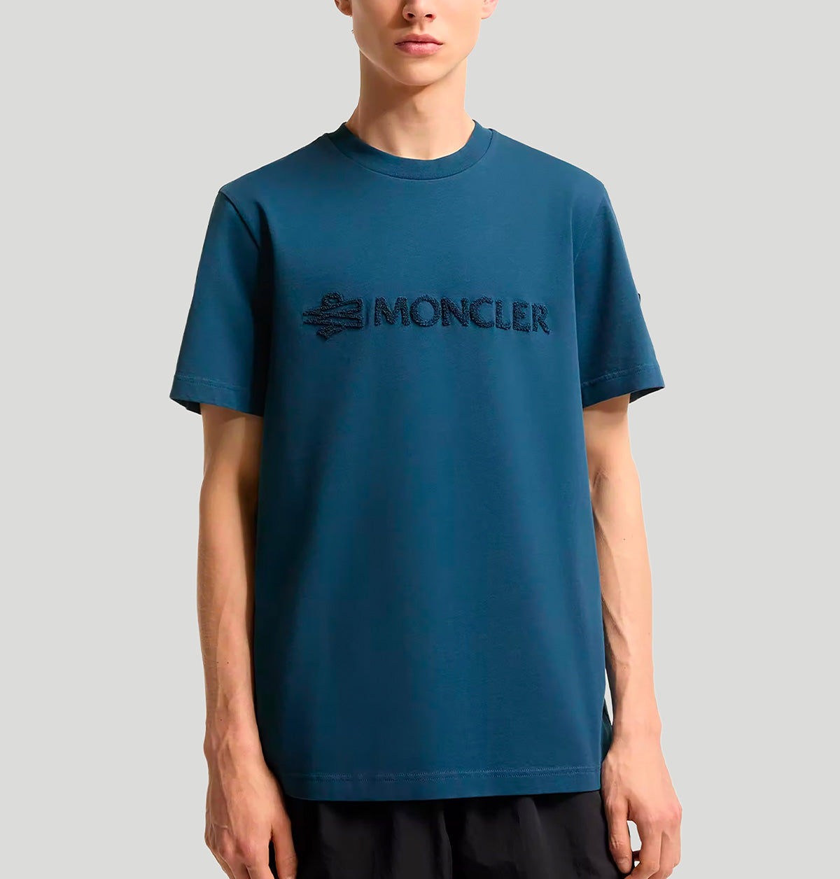 Moncler T-shirt en coton à logo L20918C00011 89AUG785 Moncler 