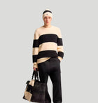 Pull rayé en laine L20919C00029 M7773P09 Moncler 