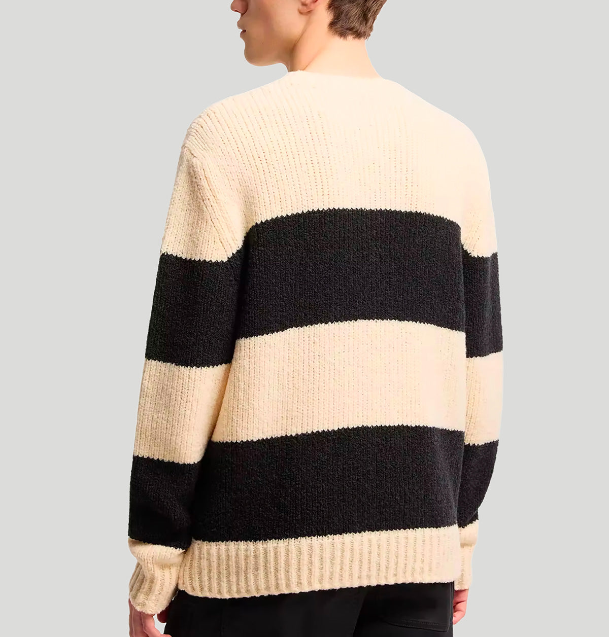 Pull rayé en laine L20919C00029 M7773P09 Moncler 