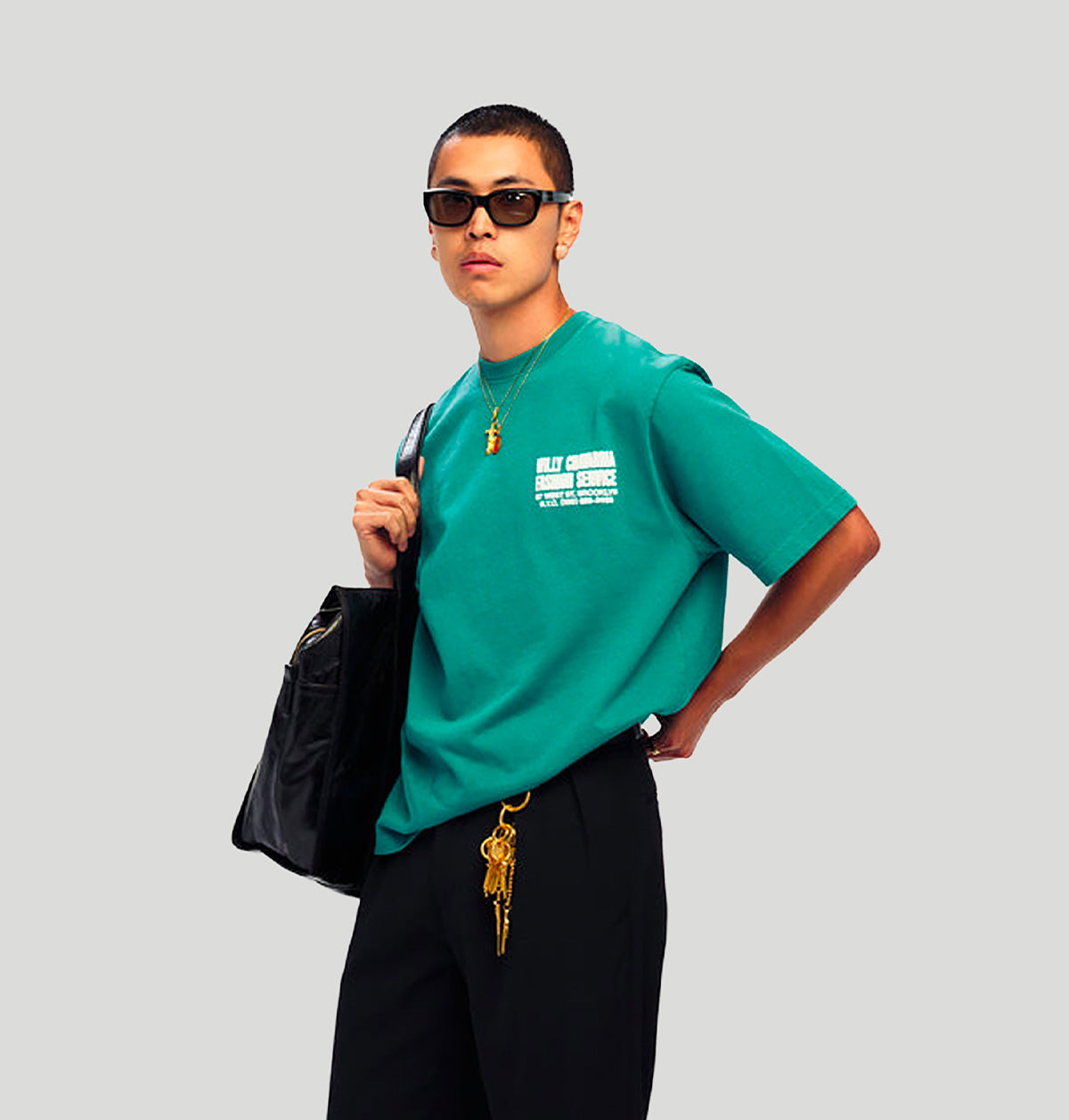 Willy Chavarria Fashion Services Standard T-shirt MUJTE029 061N100 Willy chavarria 