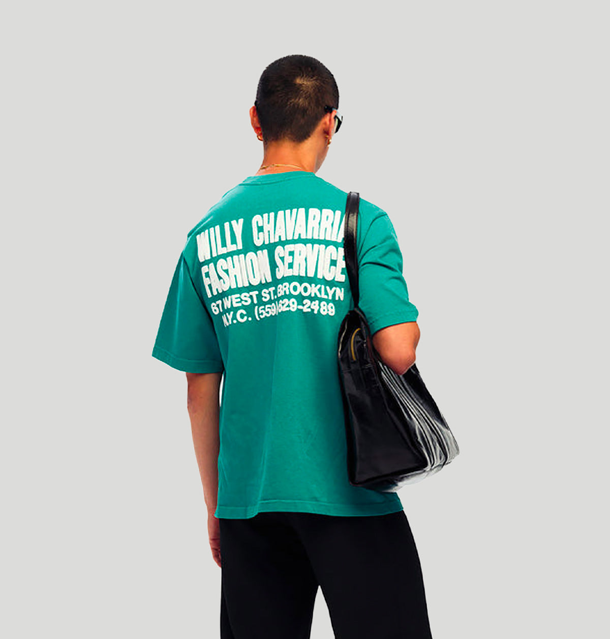 Willy Chavarria Fashion Services Standard T-shirt MUJTE029 061N100 Willy chavarria 