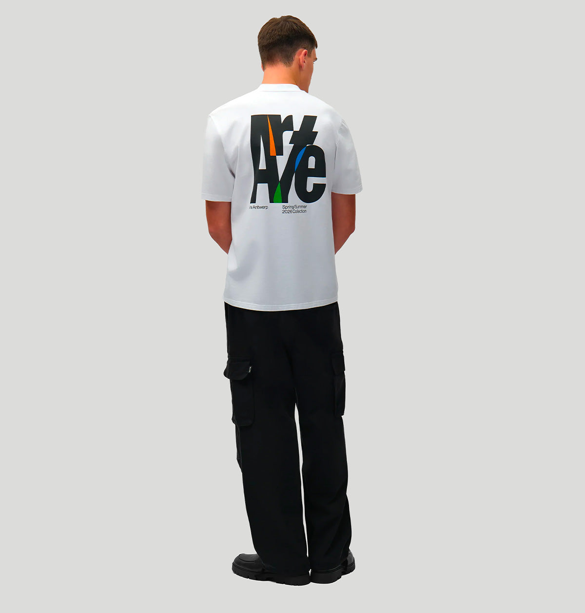 Arte Big Logo Back SS26141T WHITE100 arte 