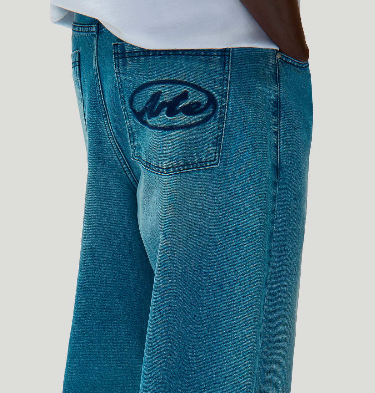 Arte Circle Logo Pocket Pants SS26171P DENIM BLEACH488 arte 