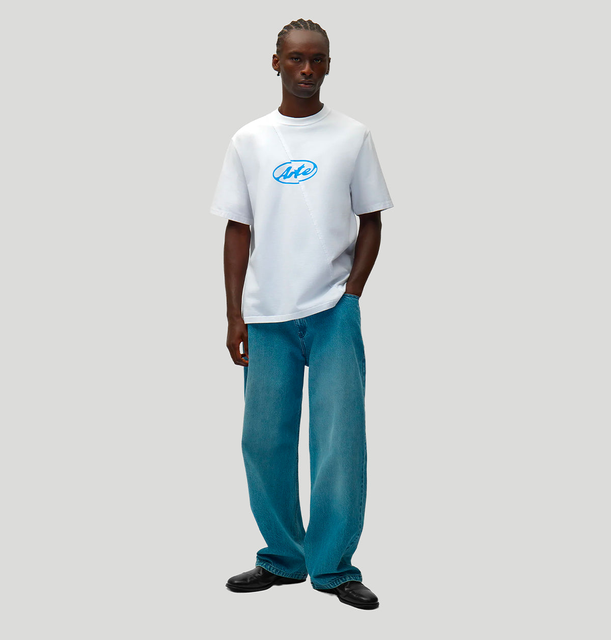 Arte Circle Logo Pocket Pants SS26171P DENIM BLEACH488 arte 