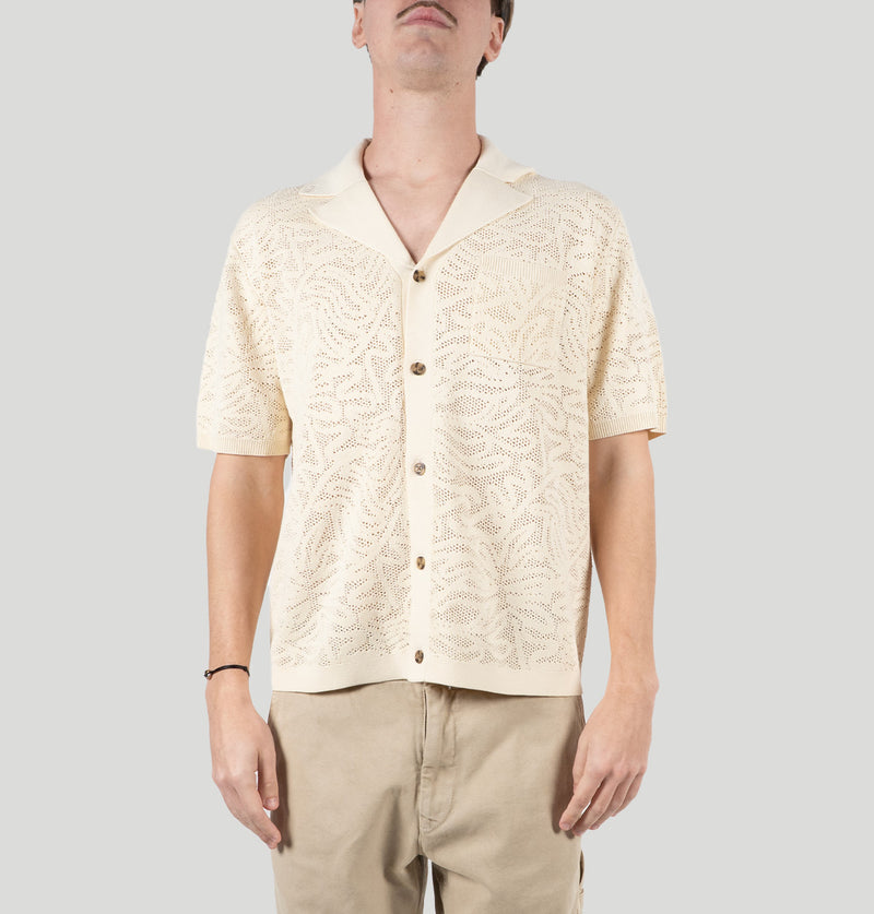 Drole De Monsieur Chemise Maille Dentelle CA174 CO293OW drole de monsieur 