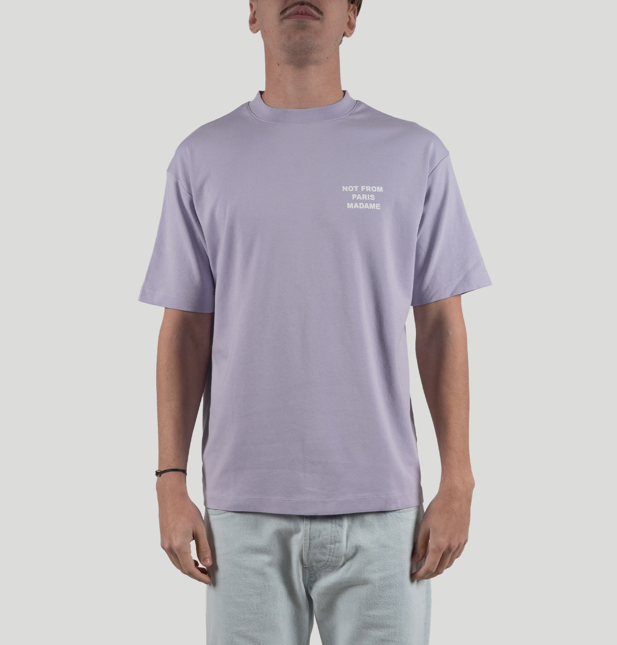 Drole De Monsieur Le T-Shirt Slogan TS203 CO002LAV drole de monsieur 