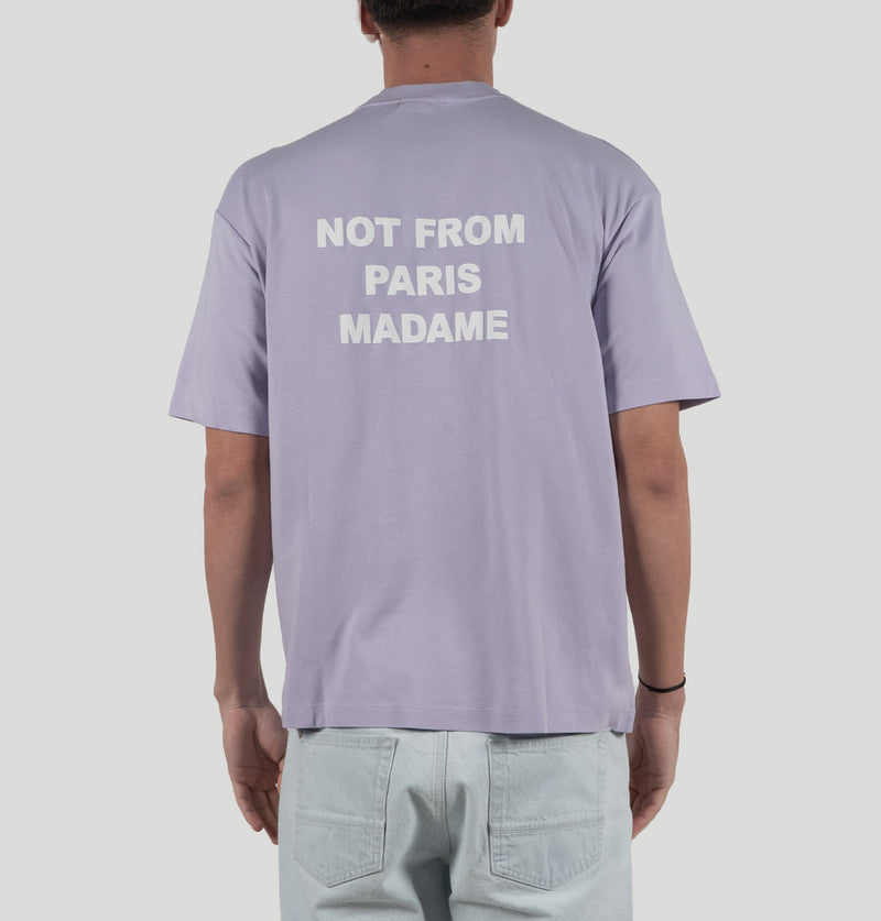 Drole De Monsieur Le T-Shirt Slogan TS203 CO002LAV drole de monsieur 