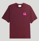 Gertrude Leonce Letter E26LEONCELETTER TEE SHIRTBORDEAUX gertrude 