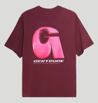 Gertrude Leonce Letter E26LEONCELETTER TEE SHIRTBORDEAUX gertrude 