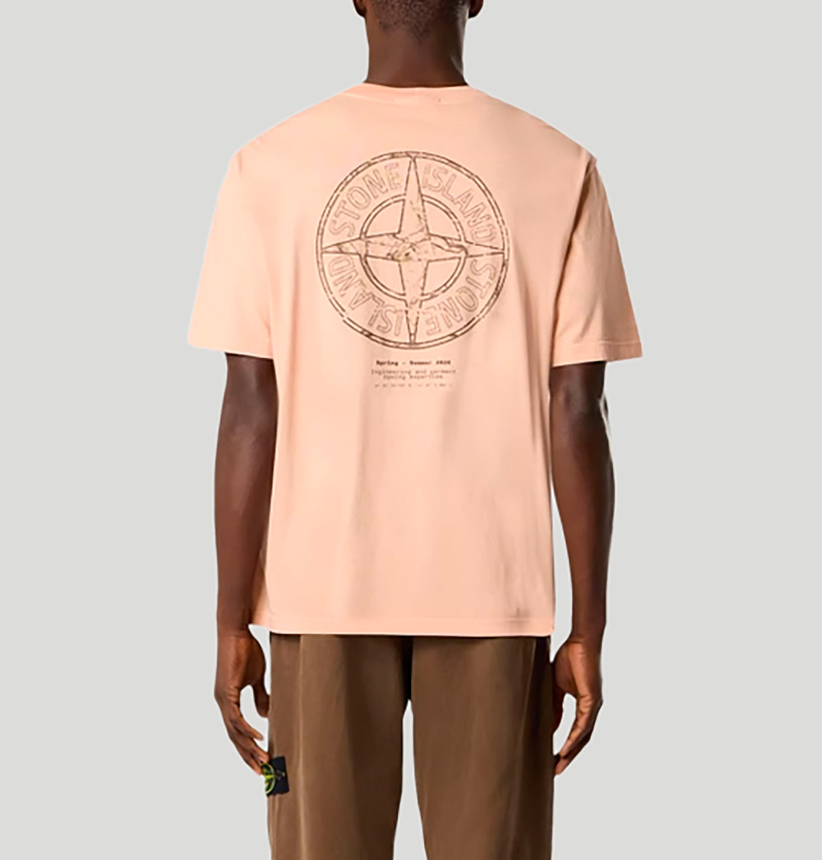Stone Island Regular-Fit Short-Sleeve T-Shirt With Stone Print L1S152100001 S0285V008E stone island 