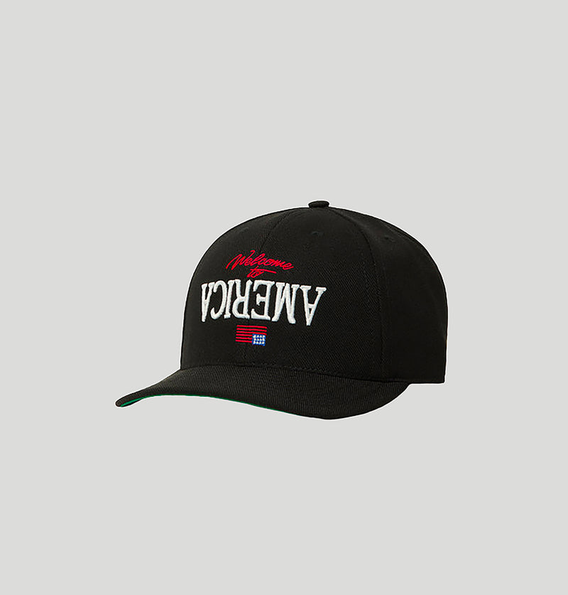 Willy Chavarria Welcome To America Cap WCASCOO84 001BLACK willy chavarria 