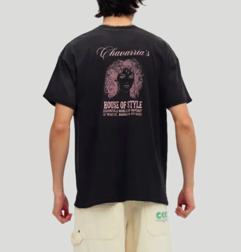Willy Chavarria House Of Style Easy Tee WCJSY0175 001BLACK willy chavarria 