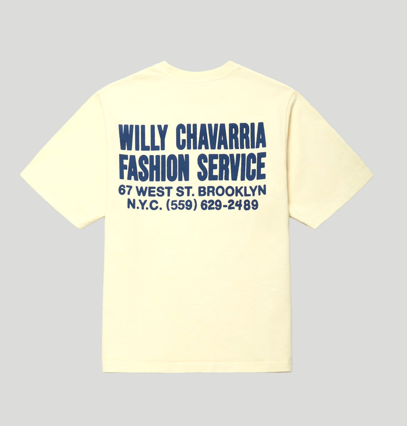 Willy Chavarria Fashion Services Standard Tee WCJSY0180 065MASA willy chavarria 