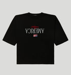 Willy Chavarria Welcome To America Buffalo Tee WCJSY0220 001BLACK willy chavarria 