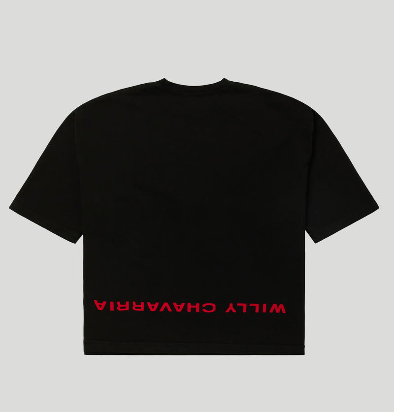 Willy Chavarria Welcome To America Buffalo Tee WCJSY0220 001BLACK willy chavarria 