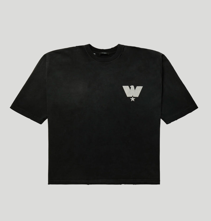 Willy Chavarria Fashion Service Assoc Buffalo Tee WCJSY0274 001BLACK willy chavarria 