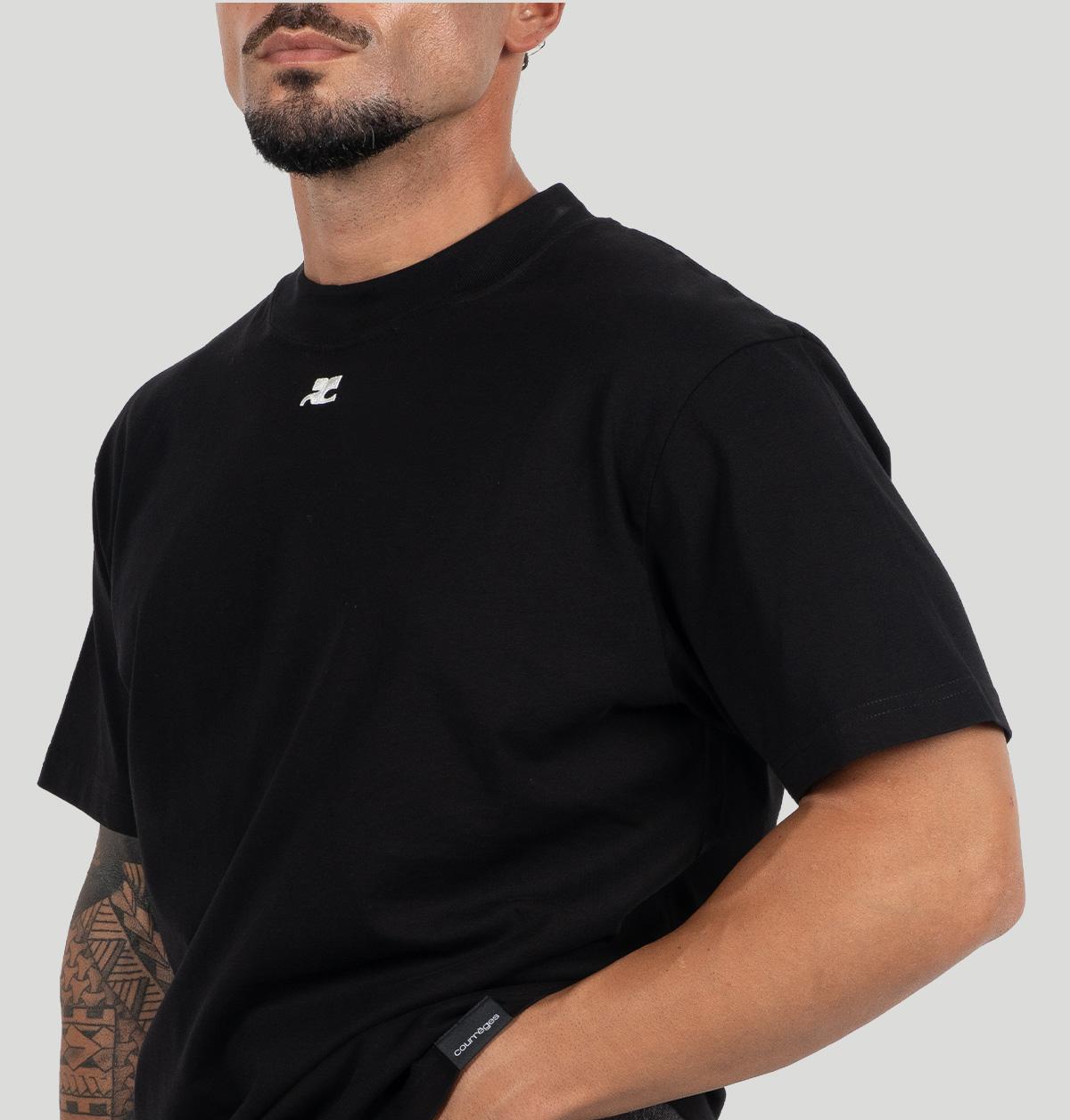 Courrèges t-shirt oversize 325JTS203 JS02339999 Courreges 