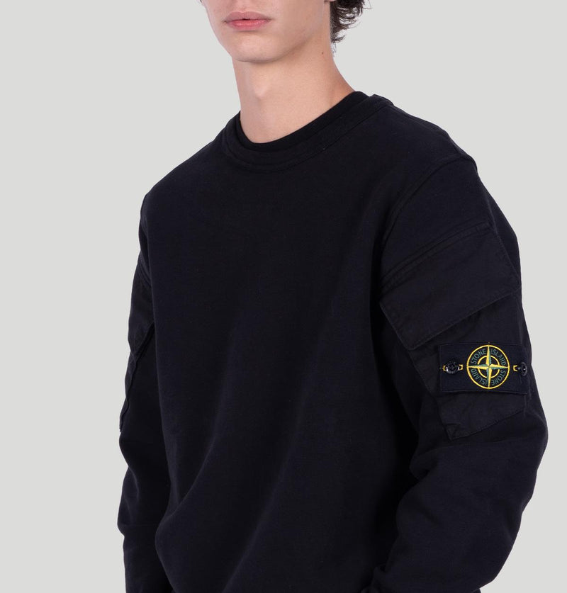 Stone Island brushed organic cotton fleece K2S156100008 S0A20V0029 stone island 