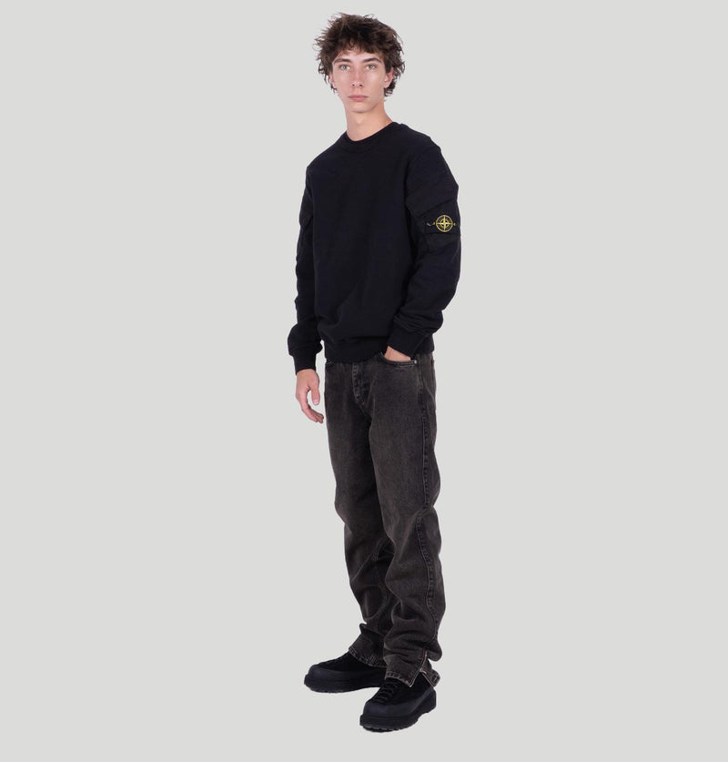 Stone Island brushed organic cotton fleece K2S156100008 S0A20V0029 stone island 