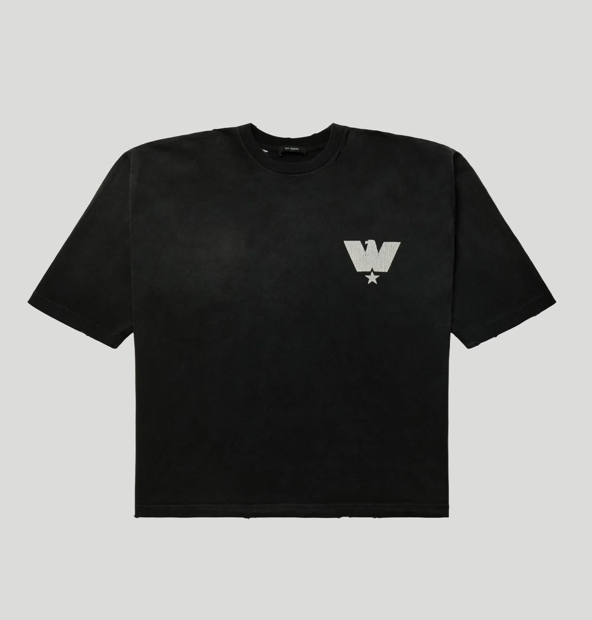 Willy Chavarria Fashion Service Assoc Buffalo Tee WCJSY0274 001BLACK willy chavarria 