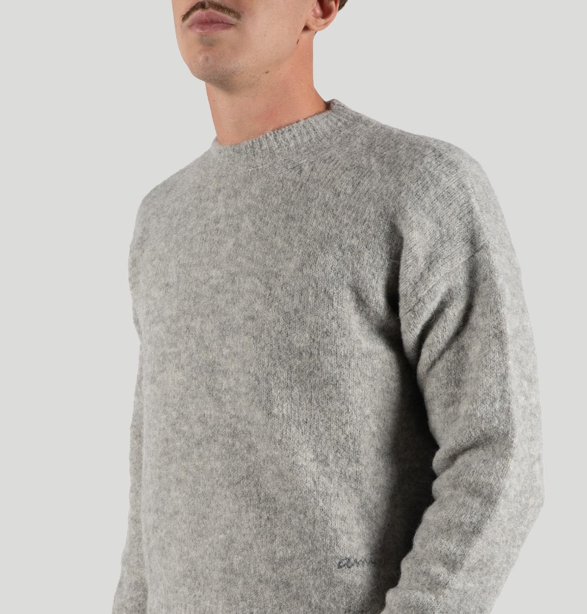 AMI Pull Col Rond Ami de Cœur H25HKS824 KN0021GRIS ami 