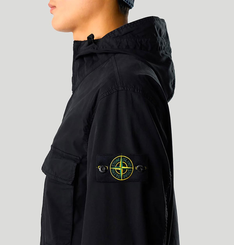 Stone Island Stretch Organic Cotton Twill Hooded Jacket L1S154100077 S0A10V0029 stone island 