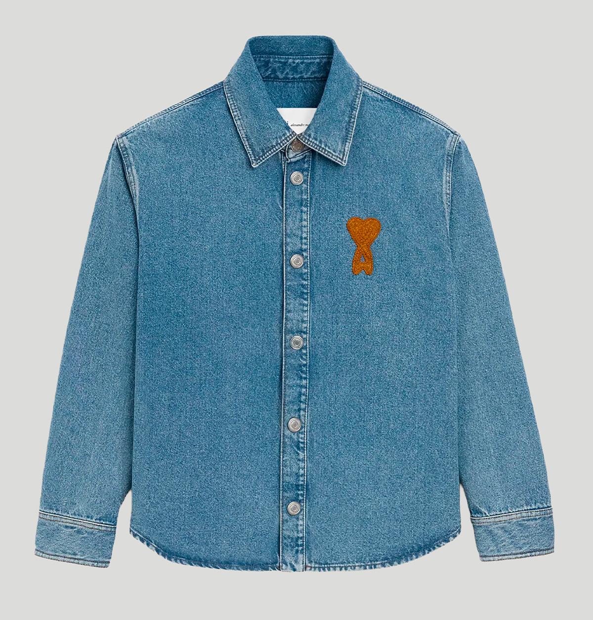 Ami Ami Paris Relaxed Denim Jacket UJK897 DE0046480 ami 