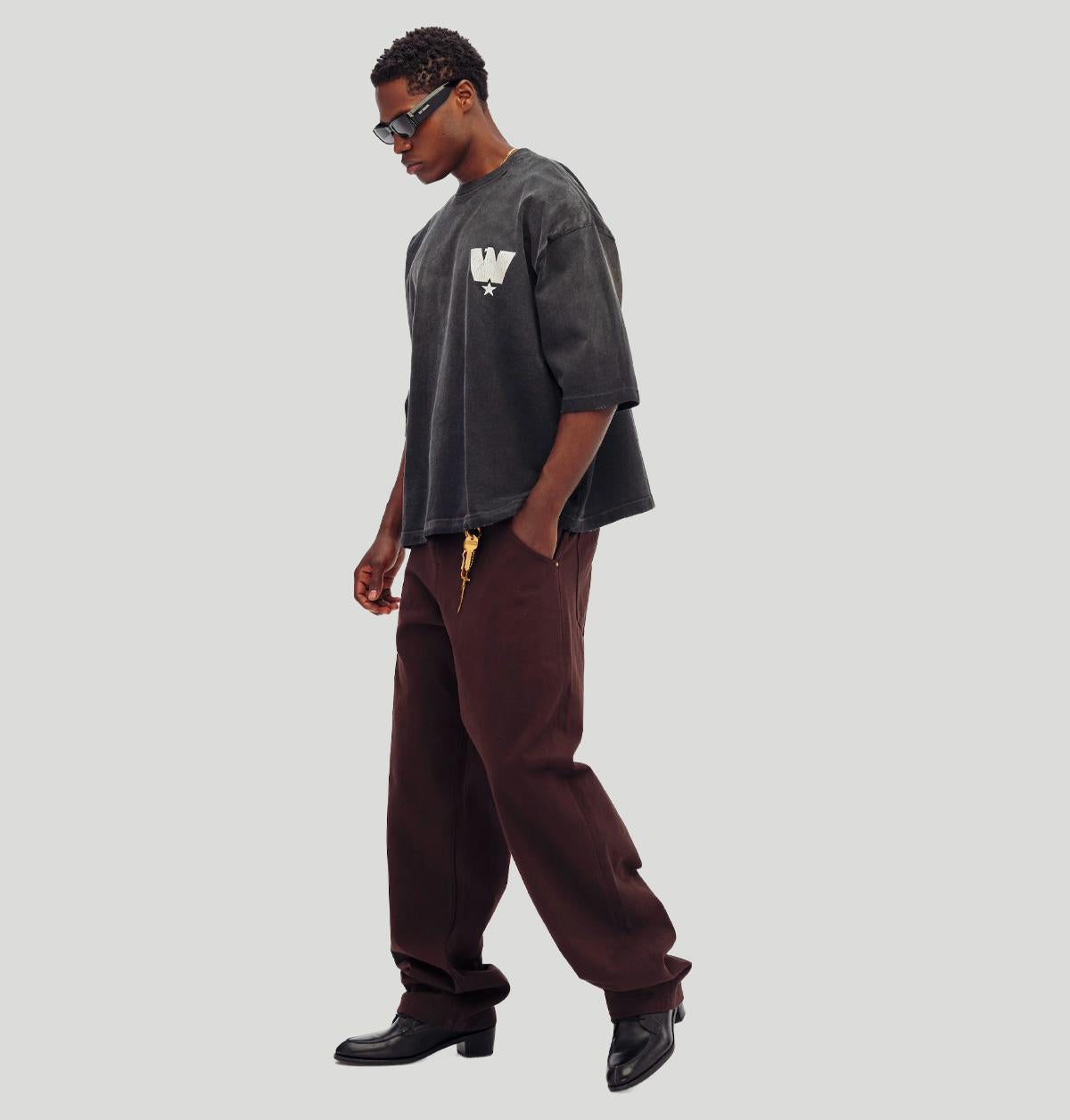 Willy Chavarria Fashion Service Assoc Buffalo Tee WCJSY0274 001BLACK willy chavarria 