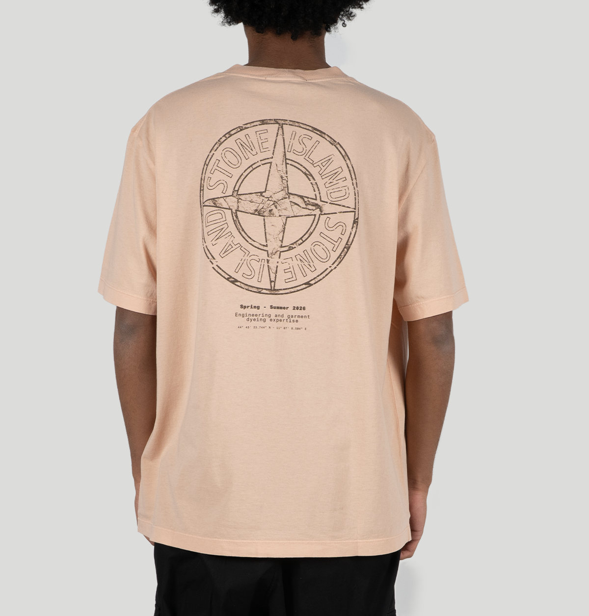 Stone Island Regular-Fit Short-Sleeve T-Shirt With Stone Print L1S152100001 S0285V008E stone island 