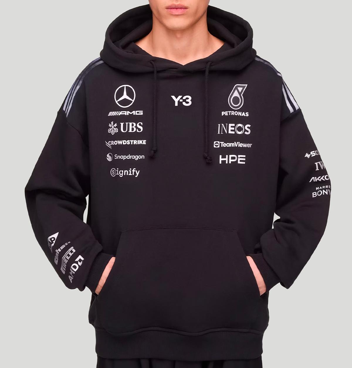 Y-3 Mercedes Team Hoodie KR2392 BLACKBLACK Y-3 