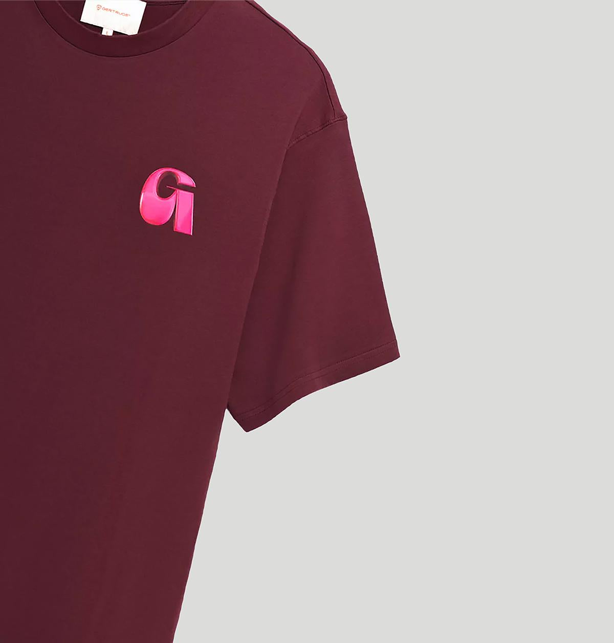 Gertrude Leonce Letter E26LEONCELETTER TEE SHIRTBORDEAUX gertrude 