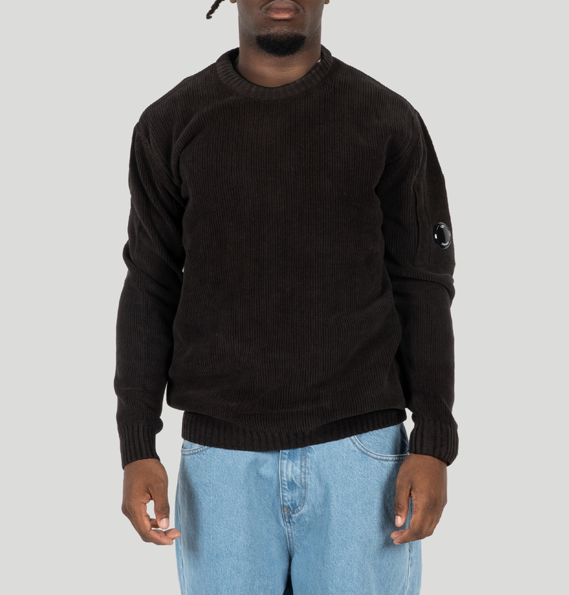 C.P. Company Cotton Chenille Crewneck 19CMKN017A 005558G999 C P company 