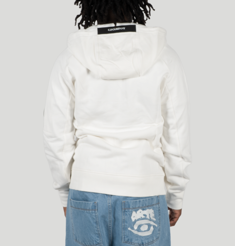C.P. COMPANY Diagonal Raised Fleece Hooded Full Zip RCCMSS716A 005086W103 C P company 