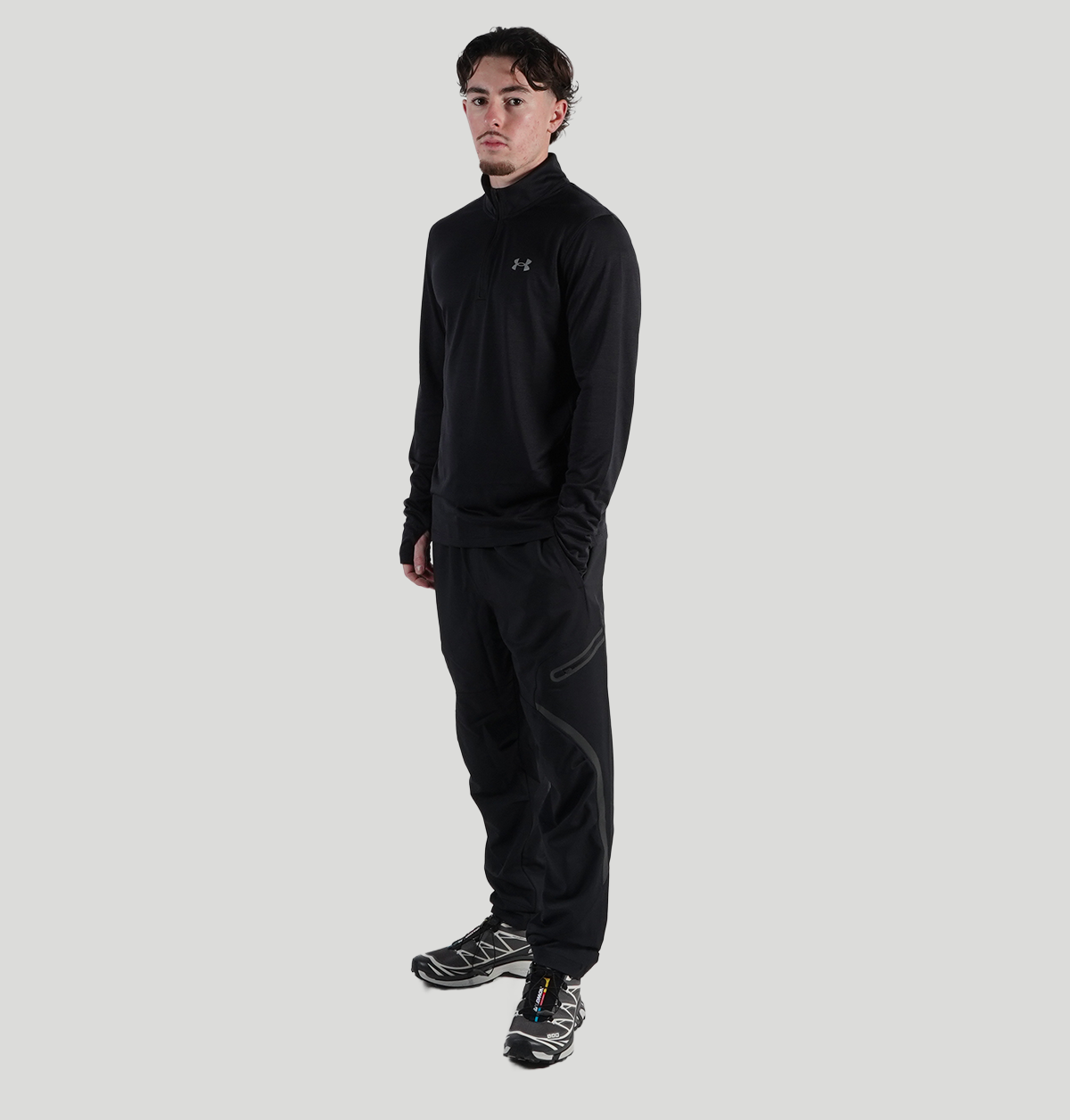 Under Armour Launch 1/4 Zip 6005542 001BLK Under armour 