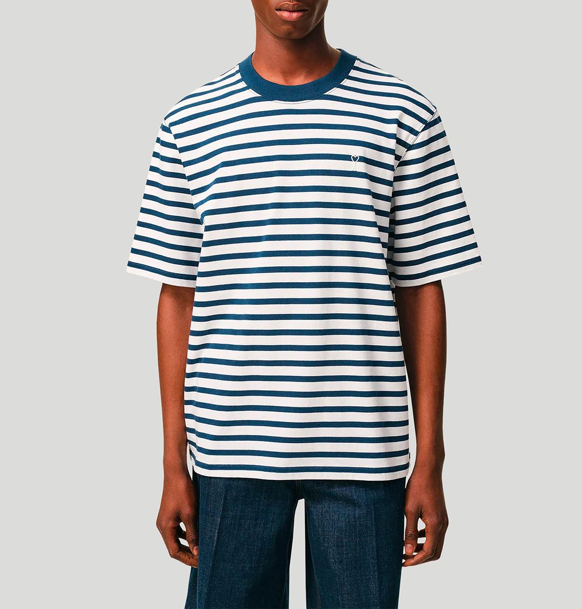 Ami T-shirt Marinière Ami De Coeur UTS374 JE0210A044 ami 