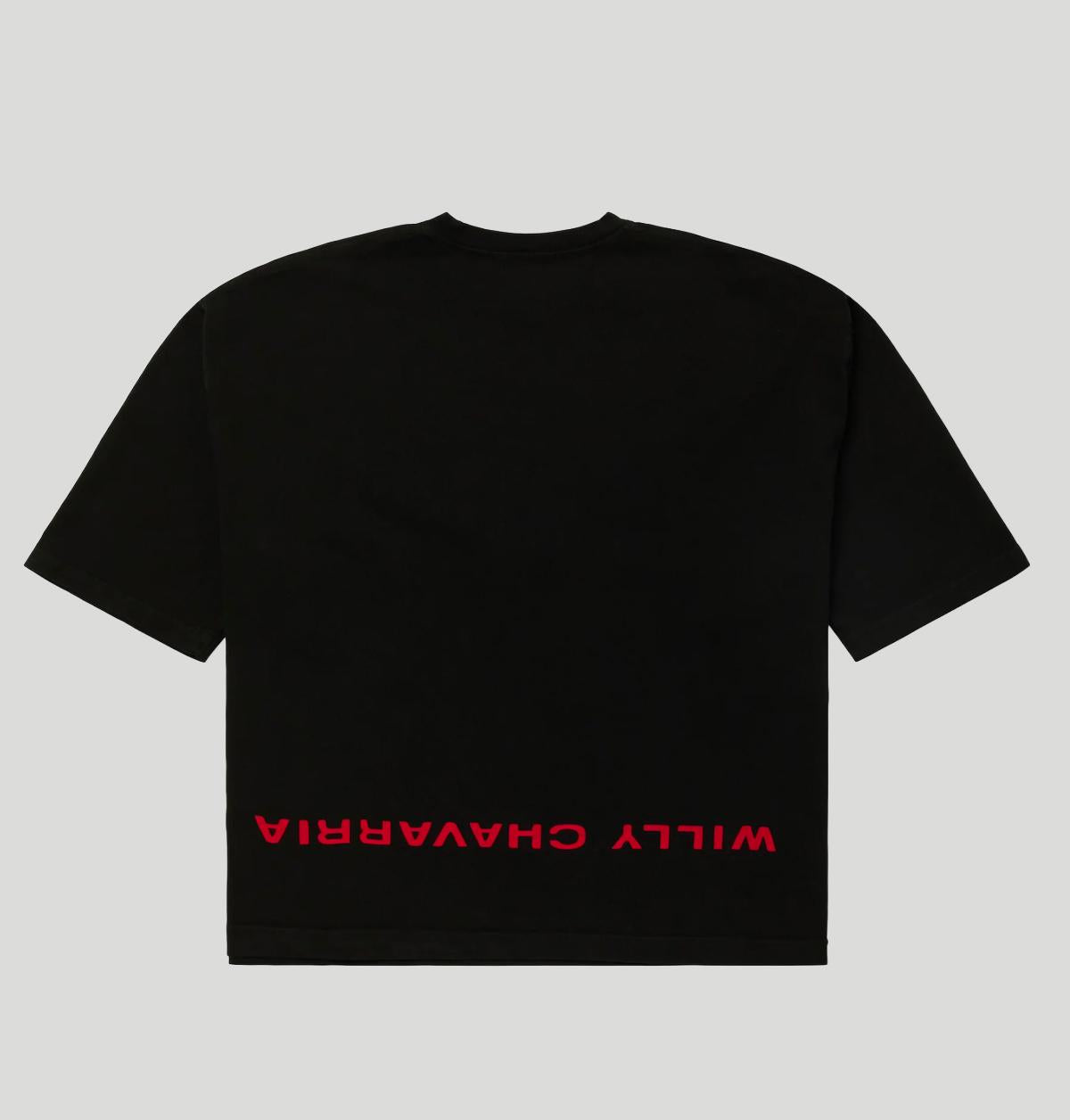 Willy Chavarria Welcome To America Buffalo Tee WCJSY0220 001BLACK willy chavarria 