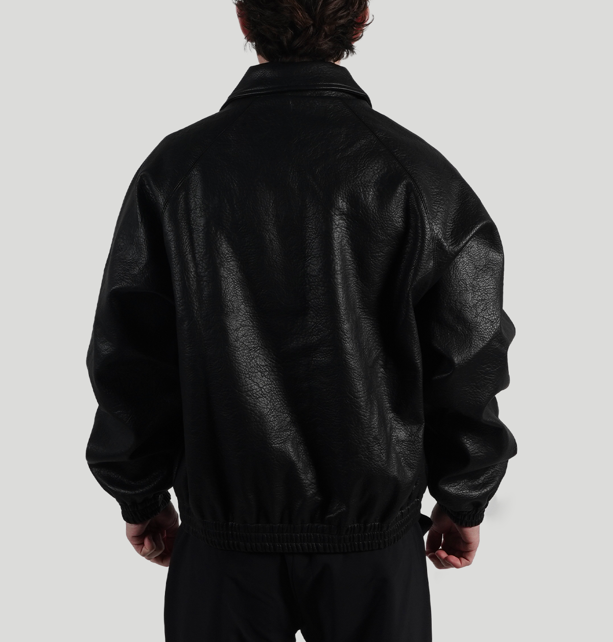 Arte Basic Leather Jacket AW25251 1BLACK arte 