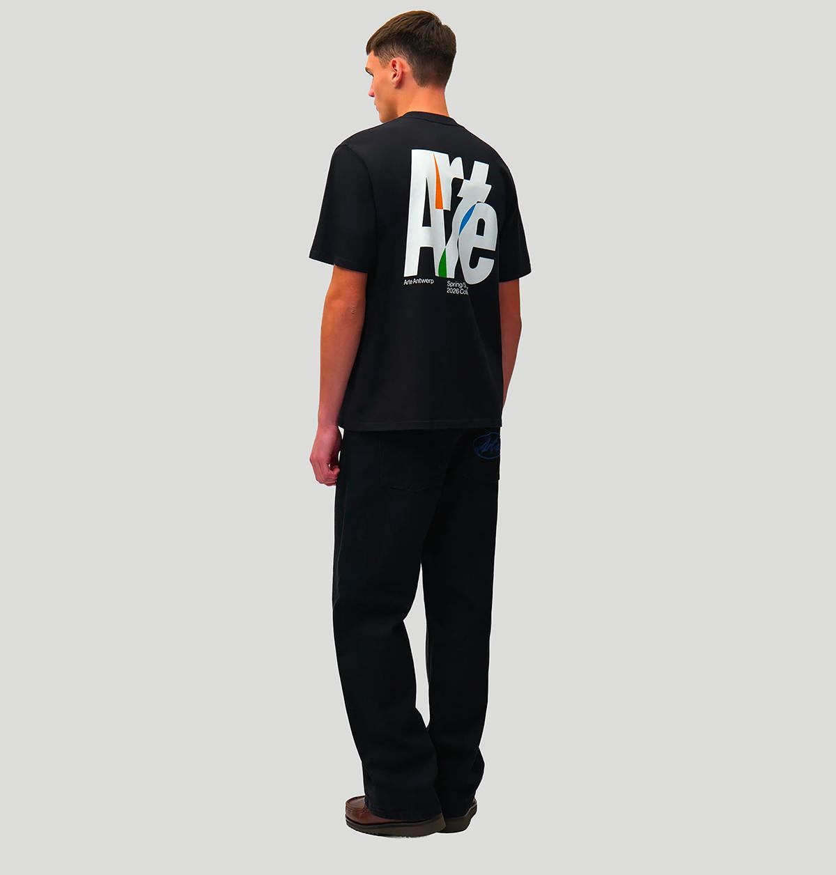 Arte Big Logo Back SS26141T BLACK1 arte 