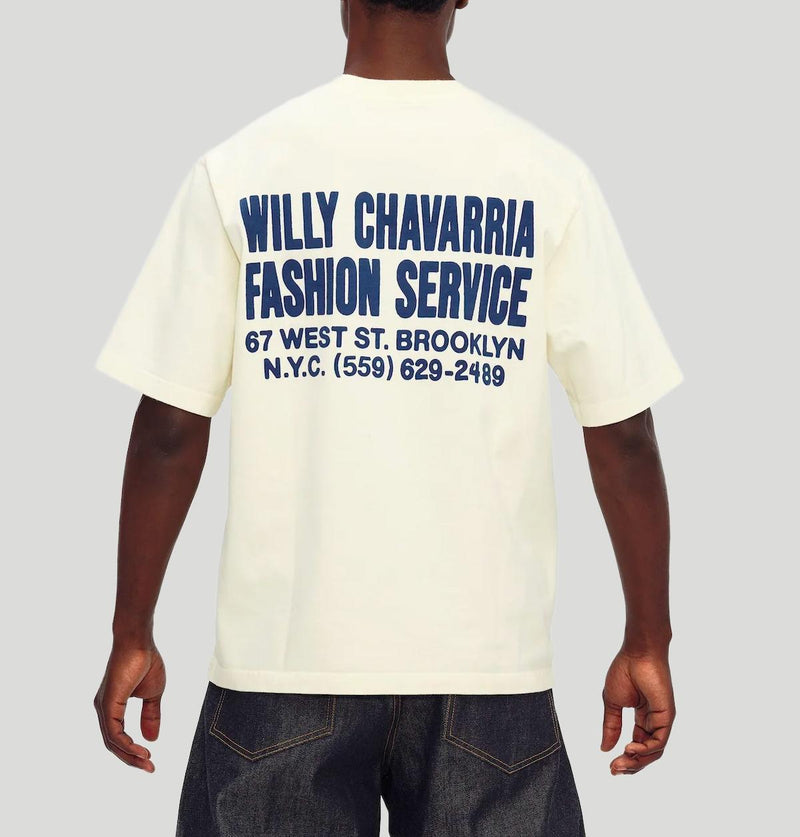 Willy Chavarria Fashion Services Standard Tee WCJSY0180 065MASA willy chavarria 
