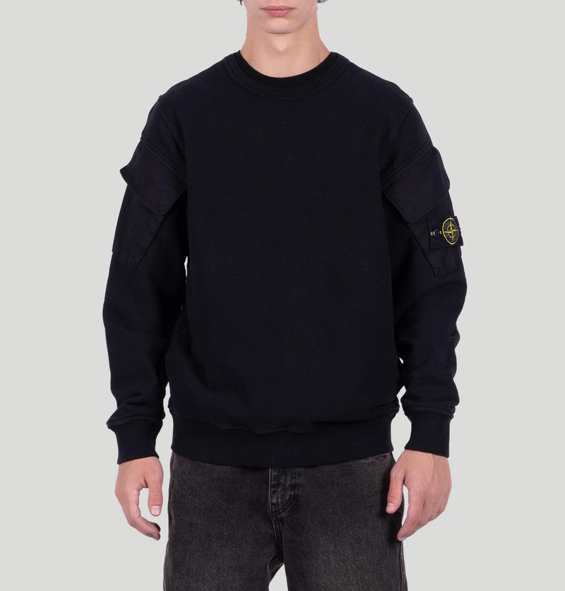 Stone Island brushed organic cotton fleece K2S156100008 S0A20V0029 stone island 