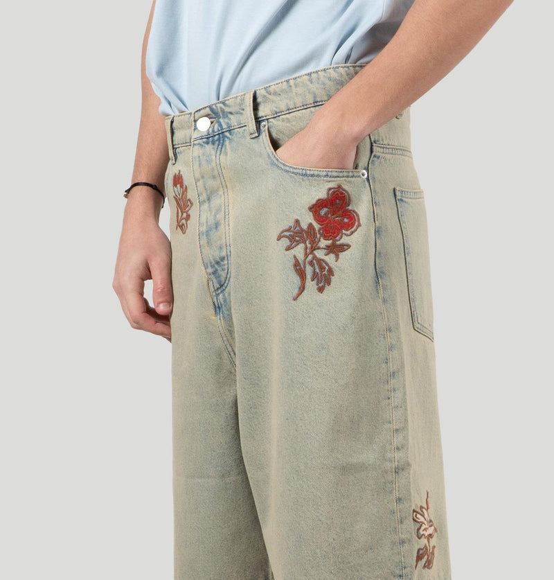 Drole De Monsieur Brodée Fleurs BS147 CO123DUS drole de monsieur 