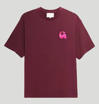 Gertrude Leonce Letter E26LEONCELETTER TEE SHIRTBORDEAUX gertrude 
