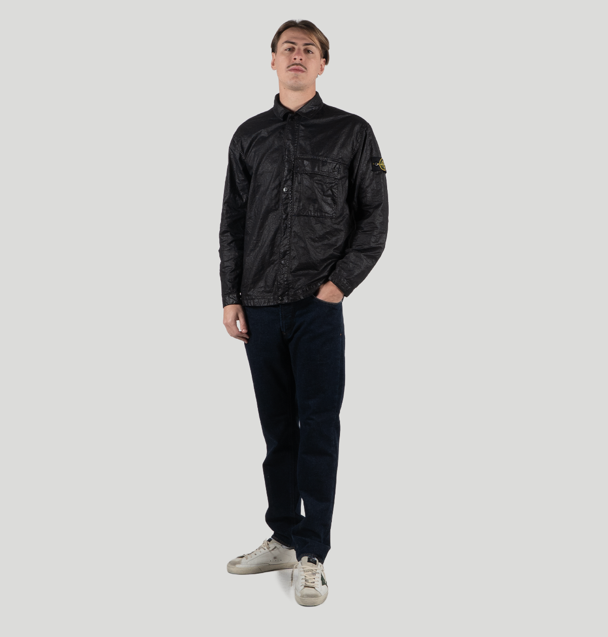 Stone Island Organic-Look Nylon Panama-Tc L1S151200003 S0069V0029 stone island 