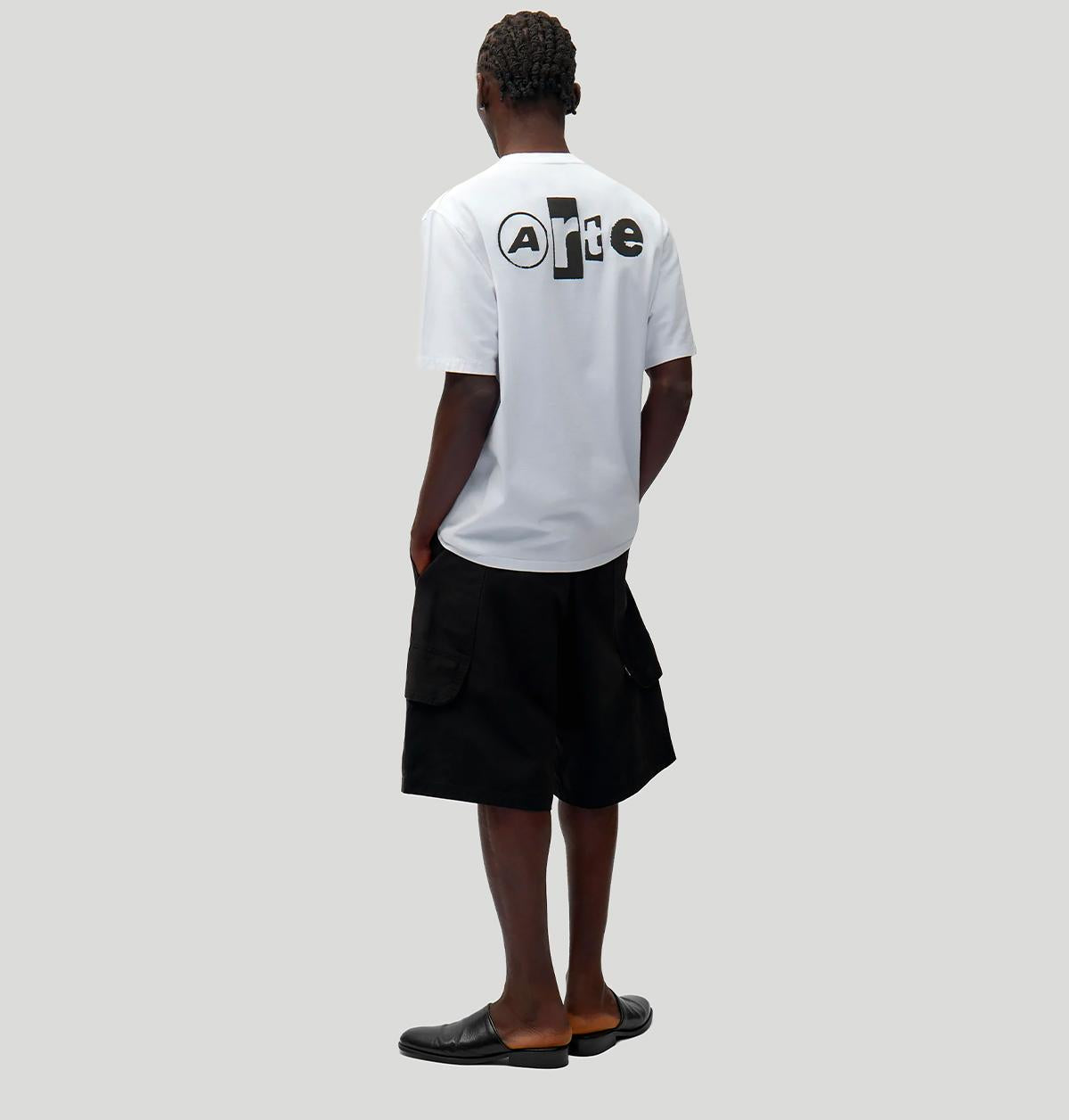 Arte Black Collage SS26100T WHITE100 arte 