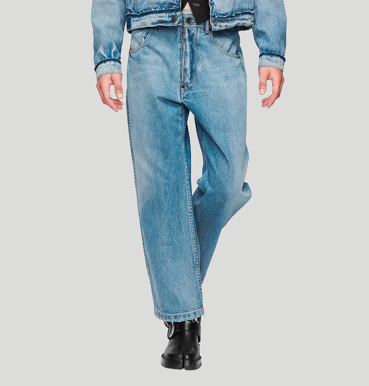 Maison Margiela Dstraight-Leg Cropped Jeans S50LA0245 S30561987 Maison Margiela 